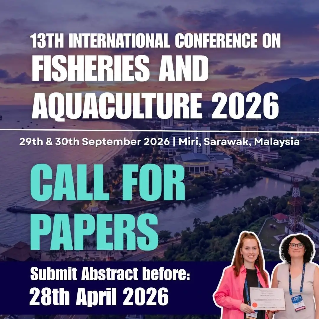 Be a presenter at Aqua culture conference 2026 poster