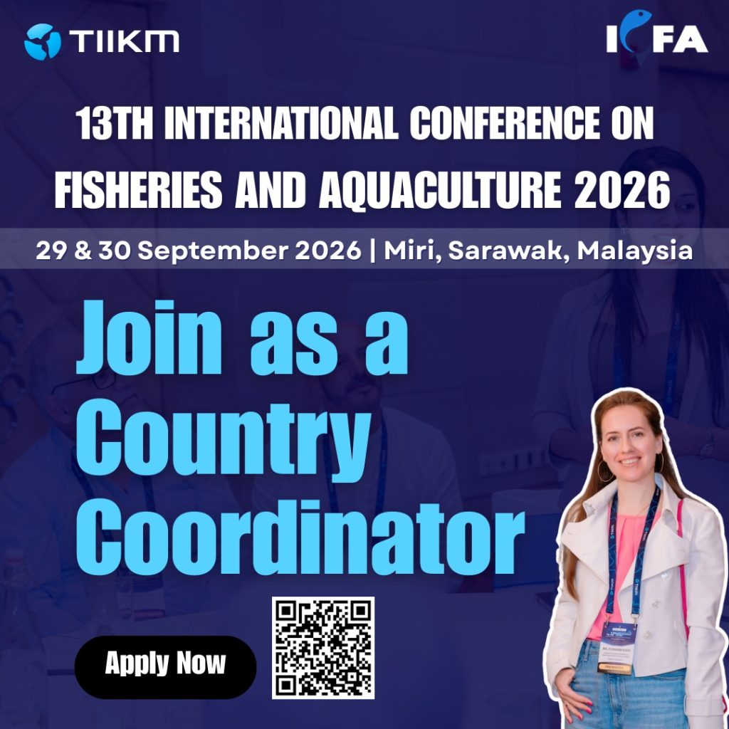 Join as a Country Coordinator for Aqua culture conference 2026 poster